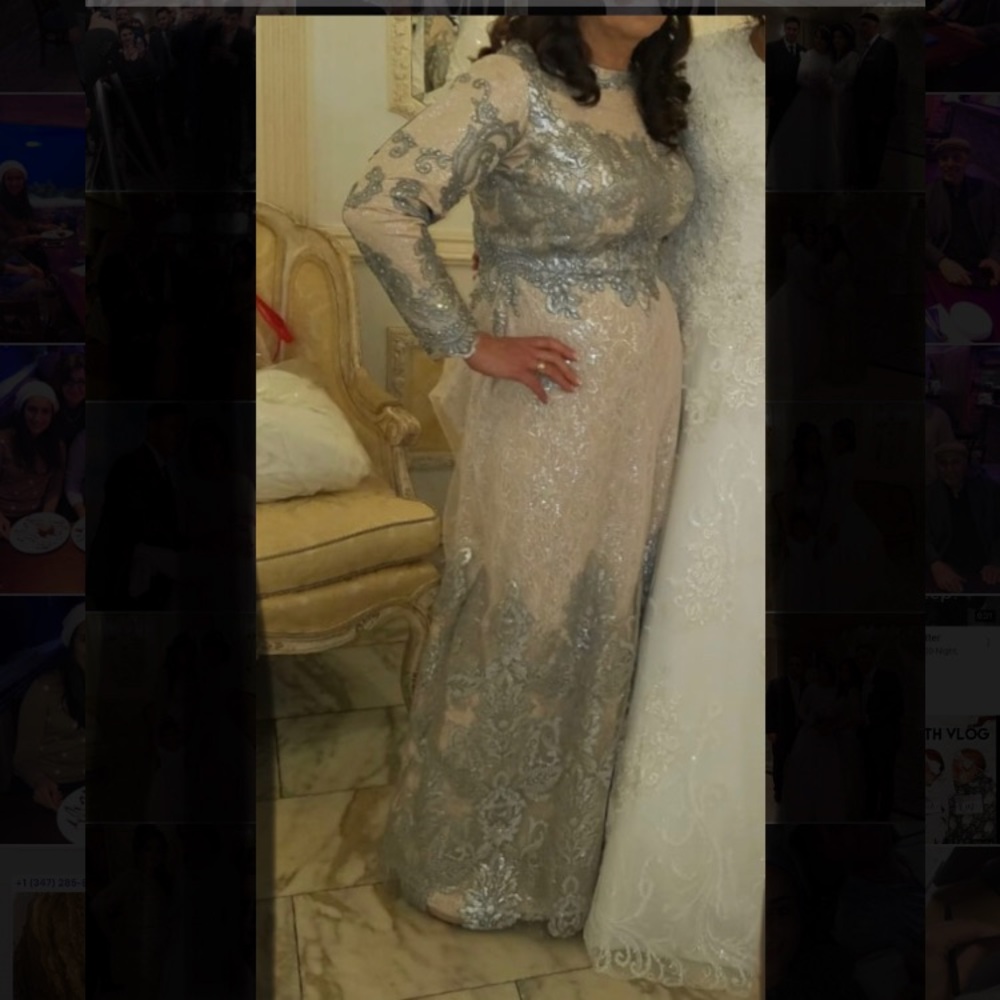 Elegant Tehrani Couture Mother of the Bride Gown